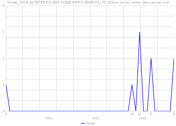 Visitas 2024 de PETER ROGERS HOME IMPROVEMENTS LTD (Reino Unido) 