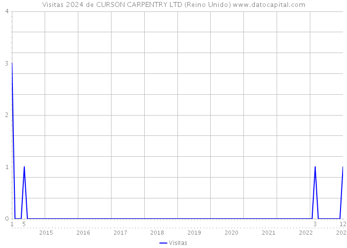 Visitas 2024 de CURSON CARPENTRY LTD (Reino Unido) 