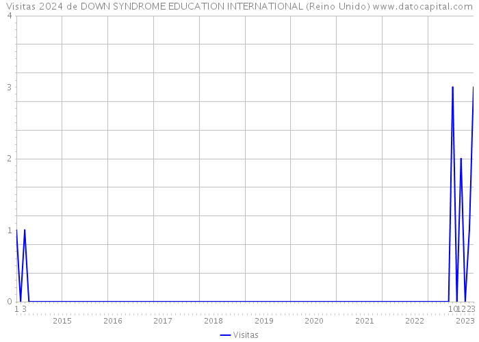 Visitas 2024 de DOWN SYNDROME EDUCATION INTERNATIONAL (Reino Unido) 