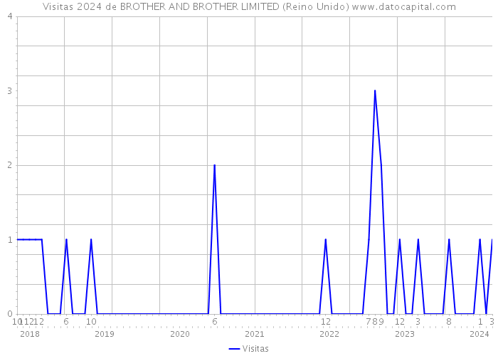 Visitas 2024 de BROTHER AND BROTHER LIMITED (Reino Unido) 