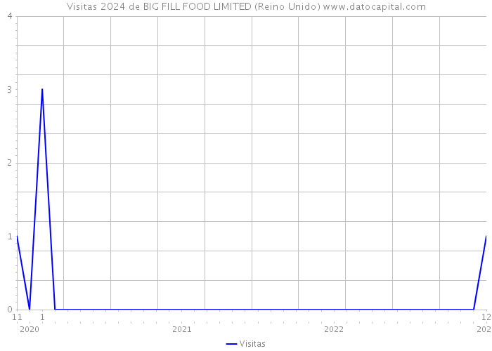 Visitas 2024 de BIG FILL FOOD LIMITED (Reino Unido) 