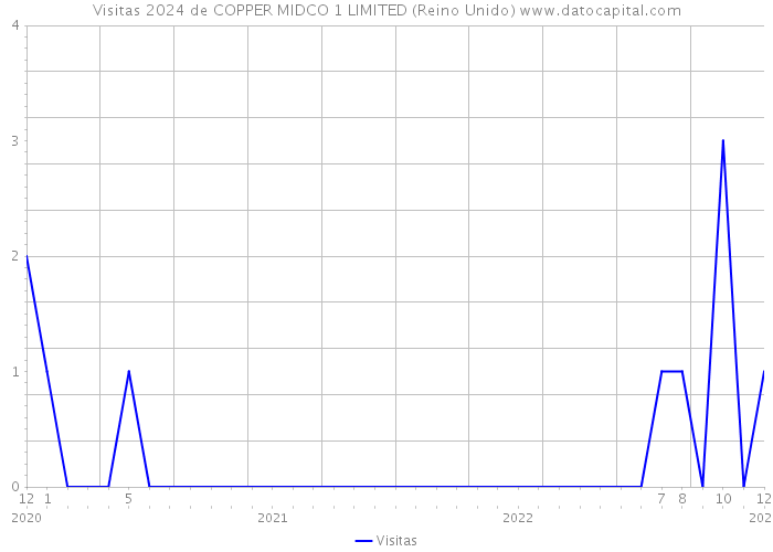 Visitas 2024 de COPPER MIDCO 1 LIMITED (Reino Unido) 