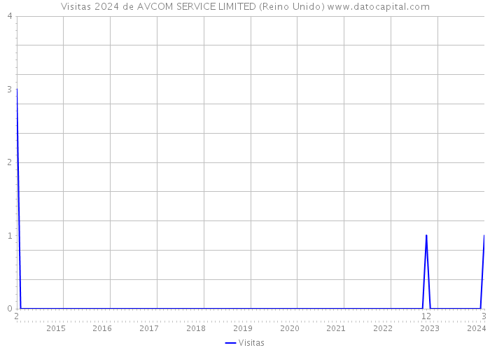 Visitas 2024 de AVCOM SERVICE LIMITED (Reino Unido) 