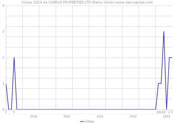 Visitas 2024 de CAERUS PROPERTIES LTD (Reino Unido) 