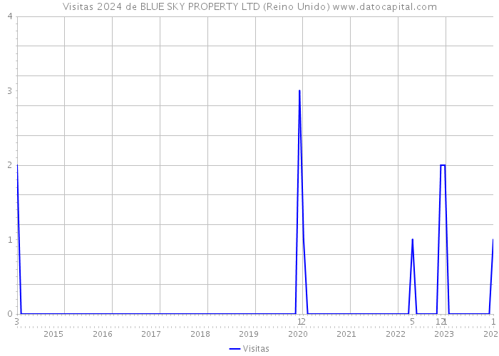 Visitas 2024 de BLUE SKY PROPERTY LTD (Reino Unido) 