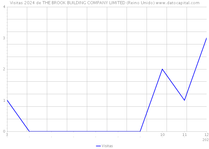 Visitas 2024 de THE BROOK BUILDING COMPANY LIMITED (Reino Unido) 