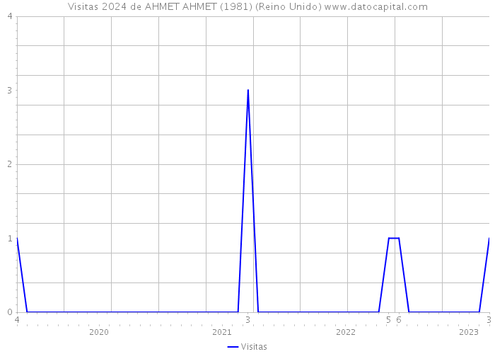 Visitas 2024 de AHMET AHMET (1981) (Reino Unido) 