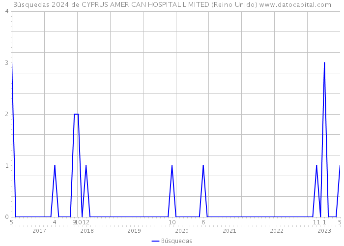Búsquedas 2024 de CYPRUS AMERICAN HOSPITAL LIMITED (Reino Unido) 