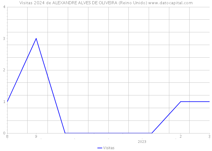 Visitas 2024 de ALEXANDRE ALVES DE OLIVEIRA (Reino Unido) 