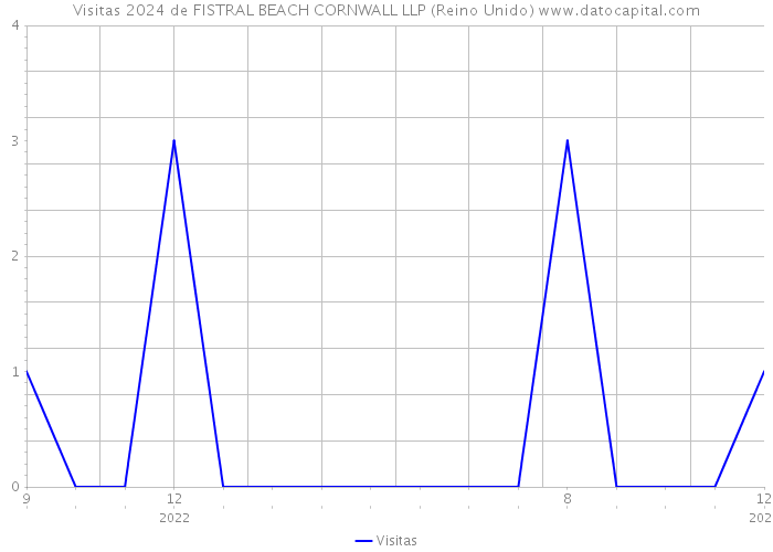 Visitas 2024 de FISTRAL BEACH CORNWALL LLP (Reino Unido) 
