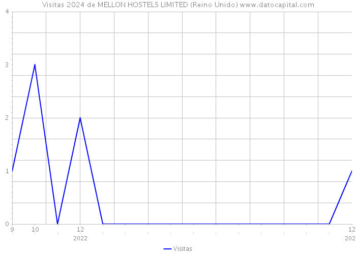 Visitas 2024 de MELLON HOSTELS LIMITED (Reino Unido) 