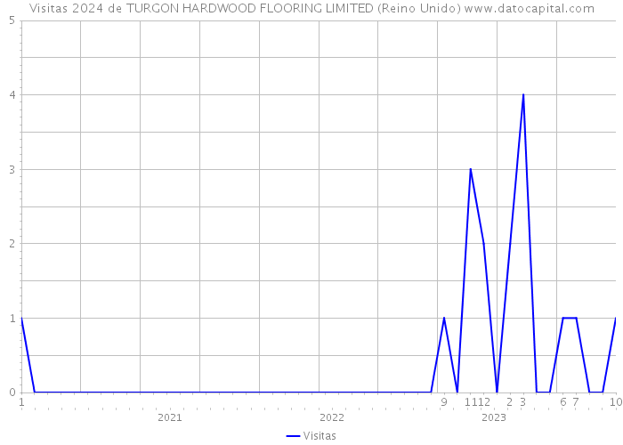 Visitas 2024 de TURGON HARDWOOD FLOORING LIMITED (Reino Unido) 