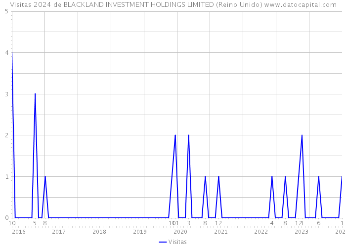Visitas 2024 de BLACKLAND INVESTMENT HOLDINGS LIMITED (Reino Unido) 