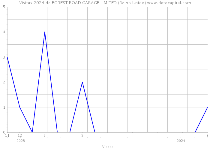 Visitas 2024 de FOREST ROAD GARAGE LIMITED (Reino Unido) 