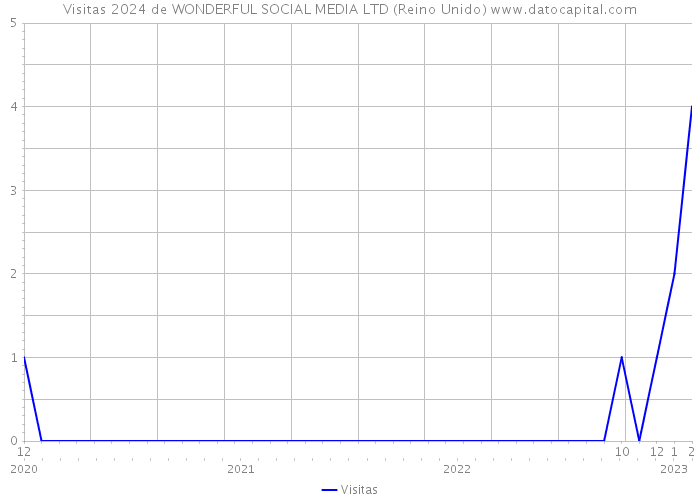 Visitas 2024 de WONDERFUL SOCIAL MEDIA LTD (Reino Unido) 