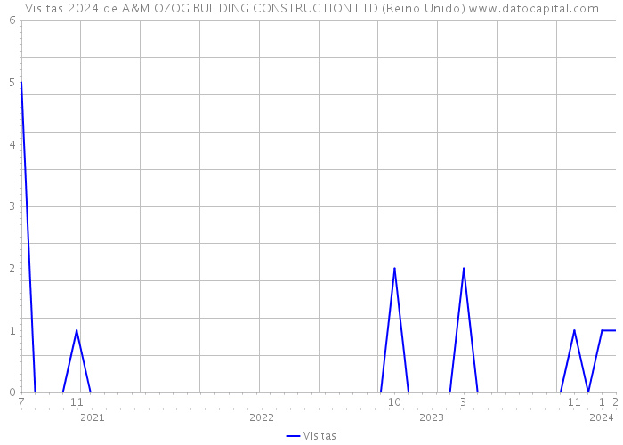 Visitas 2024 de A&M OZOG BUILDING CONSTRUCTION LTD (Reino Unido) 