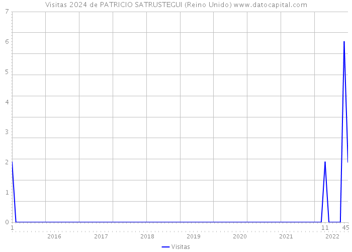 Visitas 2024 de PATRICIO SATRUSTEGUI (Reino Unido) 
